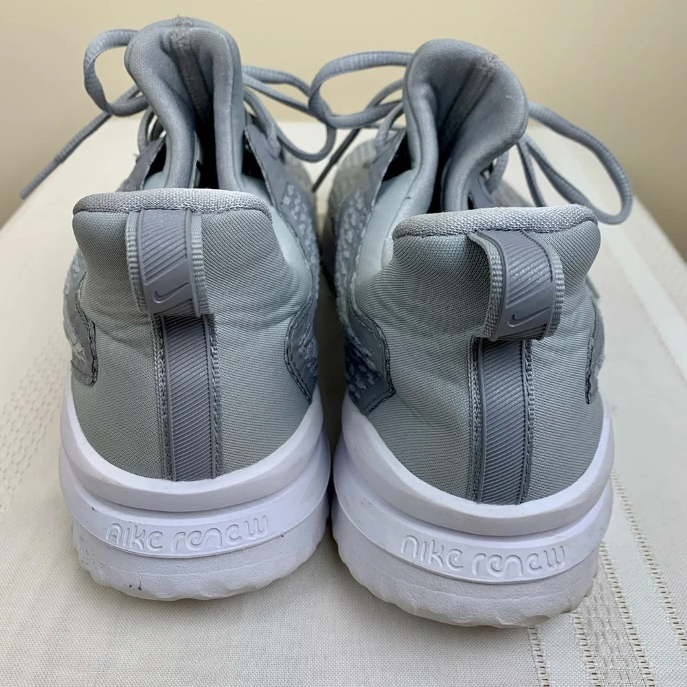 Nike womens Rival Light Gray Sneaker, Size 10 - Picture 3 of 10